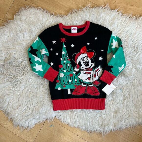 Disney Minnie Mouse Christmas sweater toddler 2T - Picture 2 of 8